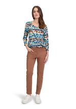 An image of the Betty Barclay Casual Trousers in Thrush.