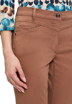 An image of the Betty Barclay Casual Trousers in Thrush.