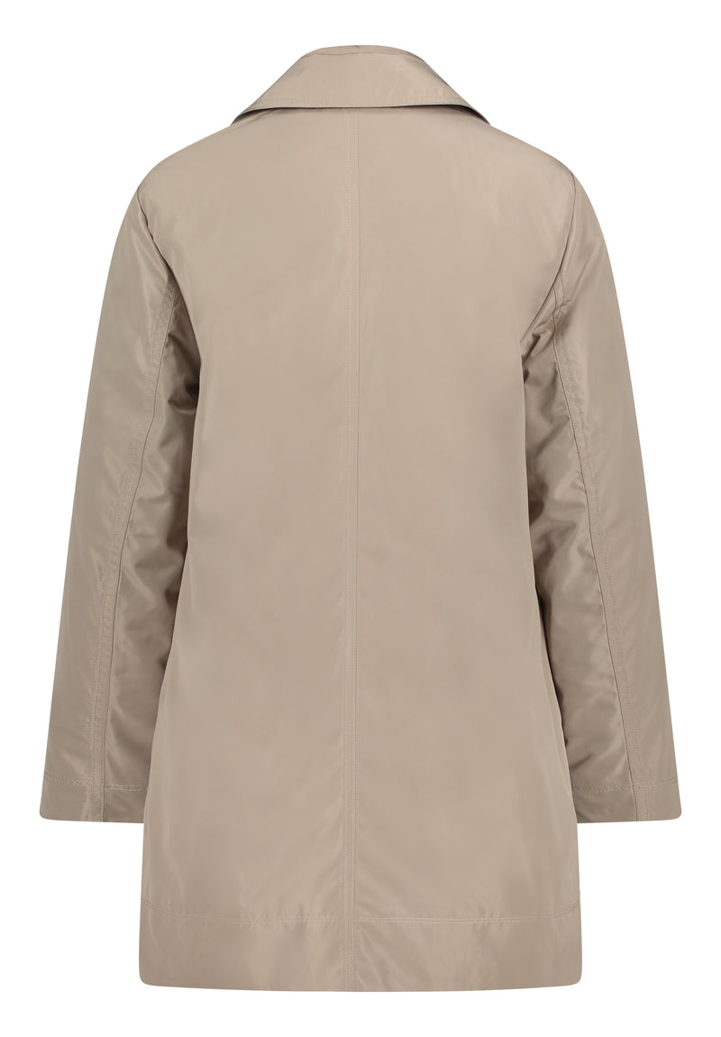 An image of the Betty Barclay Casual Jacket in Stone Beige.