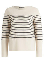 An image of the Betty Barclay Fine Knit Pullover in Patch Beige/Black.