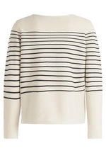 An image of the Betty Barclay Fine Knit Pullover in Patch Beige/Black.