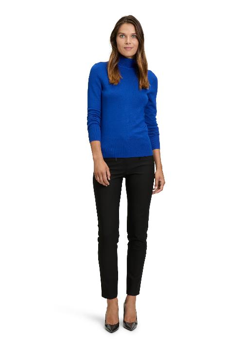 An image of the Betty Barclay Polo Neck Jumper in Adria.