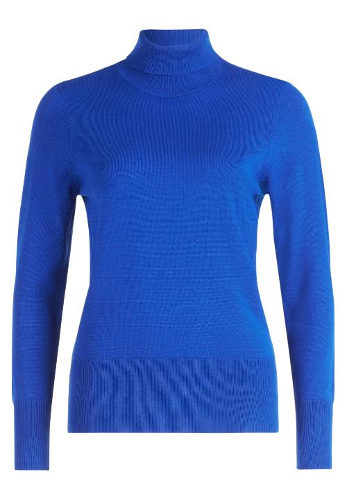 An image of the Betty Barclay Polo Neck Jumper in Adria.