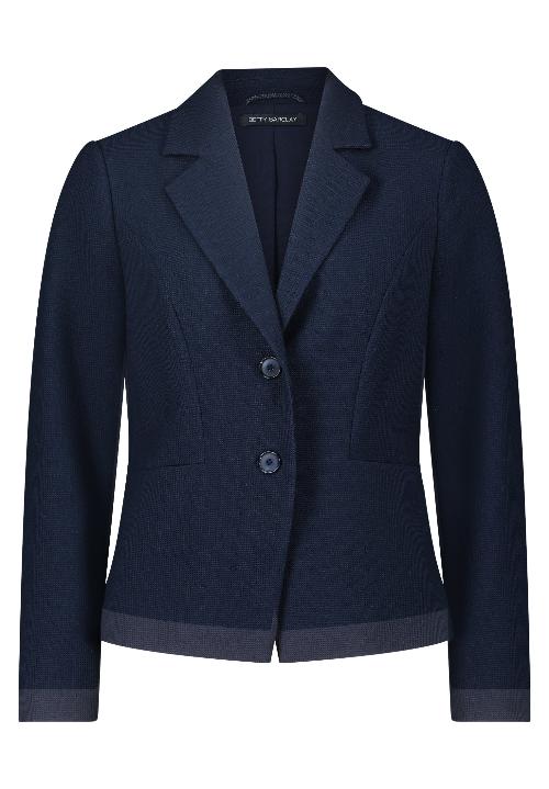 An image of the Betty Barclay Single Breasted Blazer in Dark Sky.