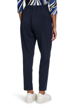 An image of the Betty Barclay Slip-On Trousers in Dark Sky.