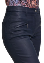 An image of the Betty Barclay Perfect Body Trousers in Dark Sky.