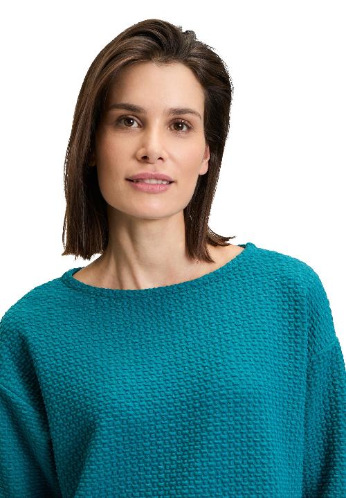 An image of the Betty Barclay Sweatshirt in Colonial Blue.