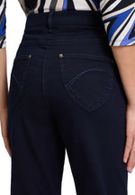 An image of the Betty Barclay Slim Fit Jeans in Dark Blue Denim.