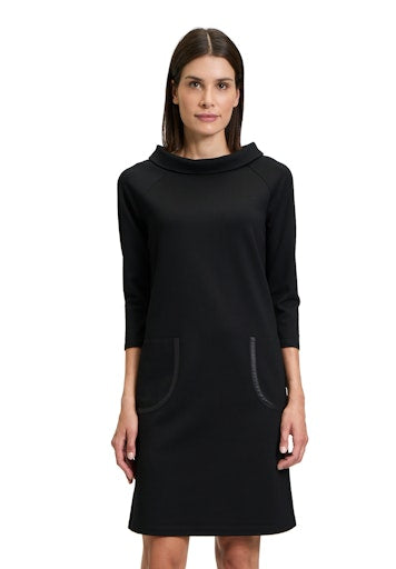 An image of the Betty Barclay Sweat Dress With Collar.