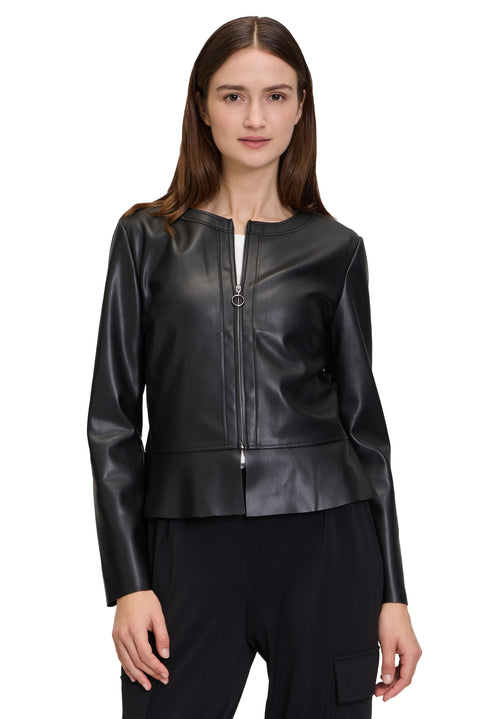 An image of the Betty Barclay Short Blazer Jacket in Black.