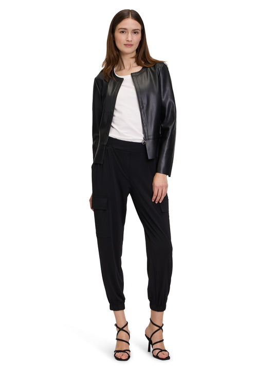 An image of the Betty Barclay Short Blazer Jacket in Black.