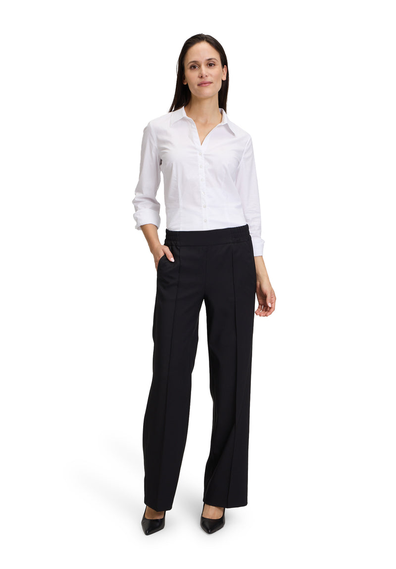 An image of the Betty Barclay Classic Trousers in Black.