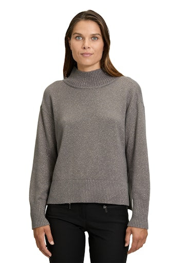 An image of the Betty Barclay Knit Jumper in Tornado.