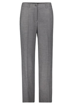 An image of the Betty Barclay Business Trousers in Grey Melange.