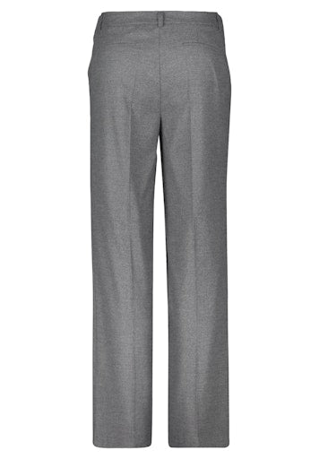 An image of the Betty Barclay Business Trousers in Grey Melange.