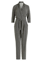 An image of the Betty Barclay Jumpsuit in Black/Beige.