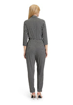 An image of the Betty Barclay Jumpsuit in Black/Beige.