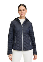 An image of the Betty Barclay Outdoor Jacket in Deep Navy