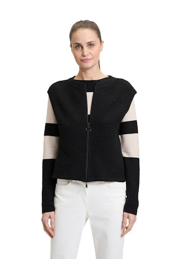 An image of the Betty Barclay Chunky Knit Cardigan