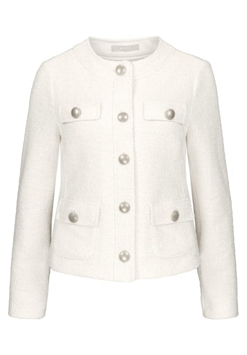 An image of the Bianca Joyce Jacket in Milk.