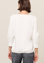 An image of the Bianca Ele T-Shirt in Ivory.