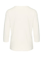 An image of the Bianca Frieda T-Shirt in Creme.