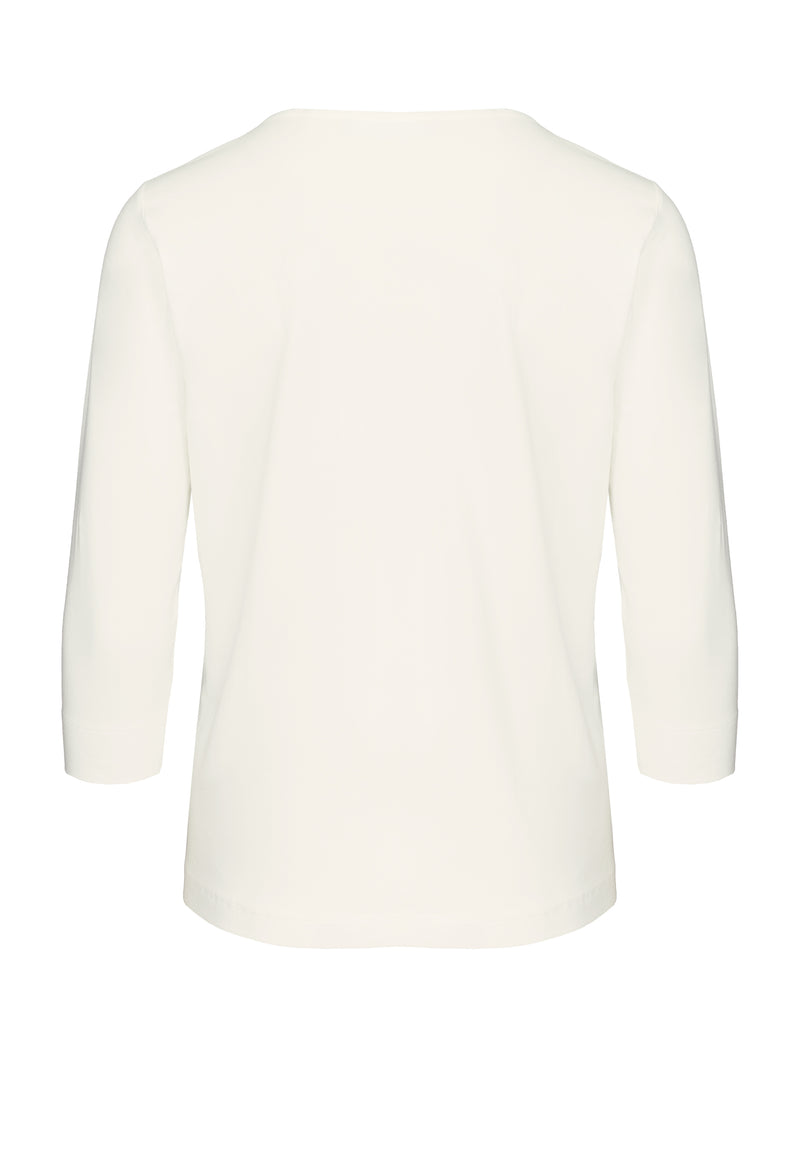 An image of the Bianca Frieda T-Shirt in Creme.