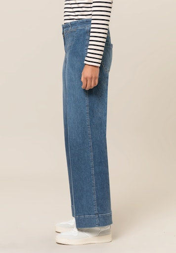 An image of the Bianca Melbourn Trousers in Denim.