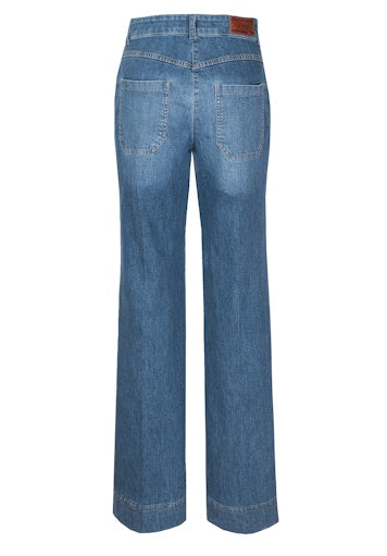 An image of the Bianca Melbourn Trousers in Denim.