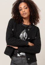 An image of the Bianca Joyce Jacket in Black.