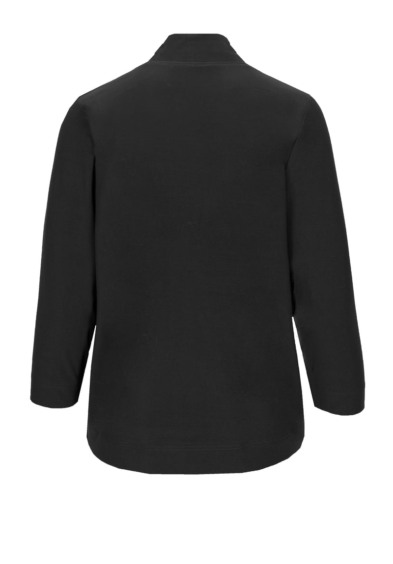 An image of the Bianca Nika Overshirt in Black.