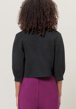 An image of the Bianca Heide Cardigan in Black.