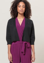 An image of the Bianca Heide Cardigan in Black.