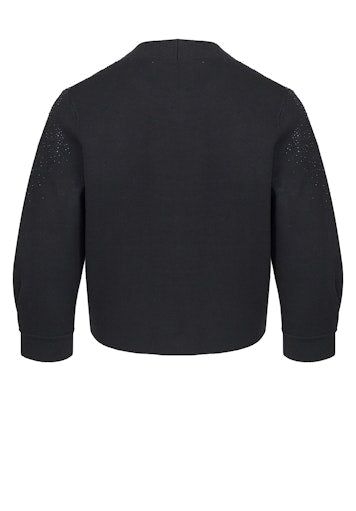 An image of the Bianca Heide Cardigan in Black.