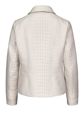 An image of the Bianca Silja Jacket in Bisquit.