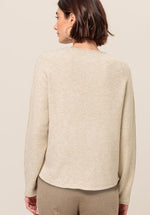 An image of the Bianca Daris Knit Jumper in Biscuit Melange.