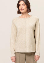 An image of the Bianca Daris Knit Jumper in Biscuit Melange.