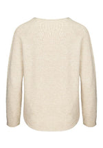 An image of the Bianca Daris Knit Jumper in Biscuit Melange.