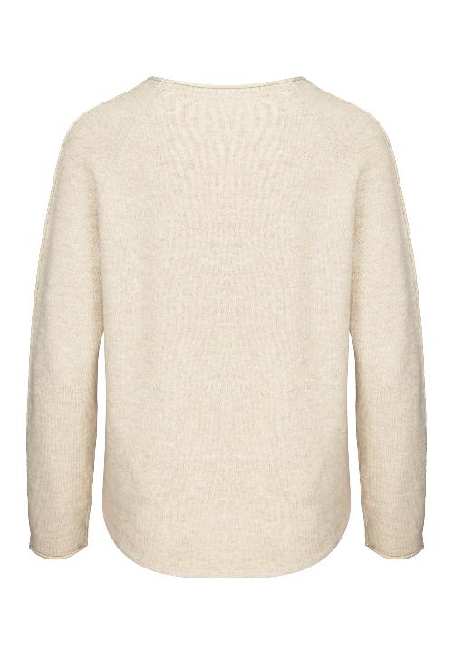 An image of the Bianca Daris Knit Jumper in Biscuit Melange.