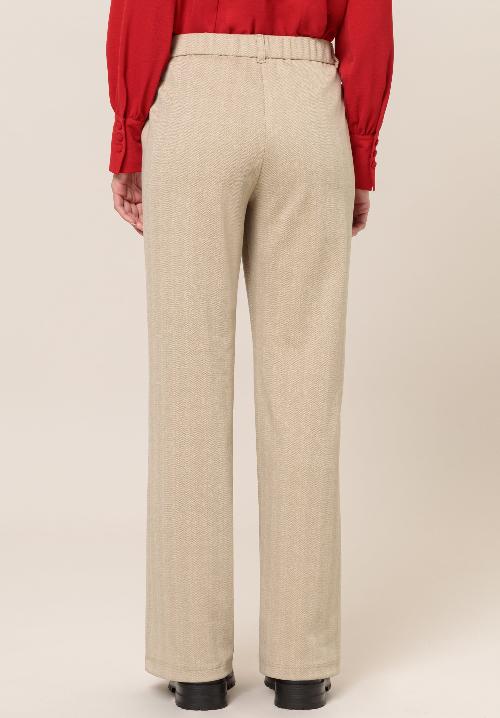 An image of the Bianca Parigi Trousers in Beige Mix.