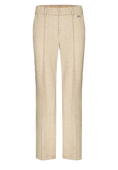 An image of the Bianca Parigi Trousers in Beige Mix.