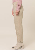 An image of the Bianca Denver Trousers in Beige Mix.