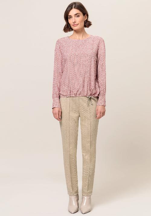 An image of the Bianca Denver Trousers in Beige Mix.