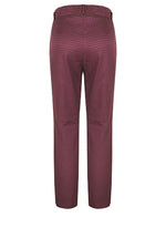 An image of the Bianca Denver Trousers in Burgundy.