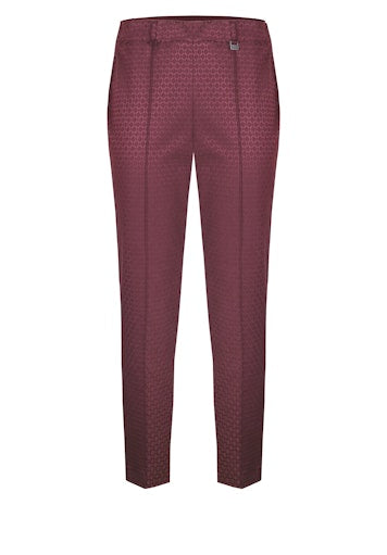 An image of the Bianca Denver Trousers in Burgundy.