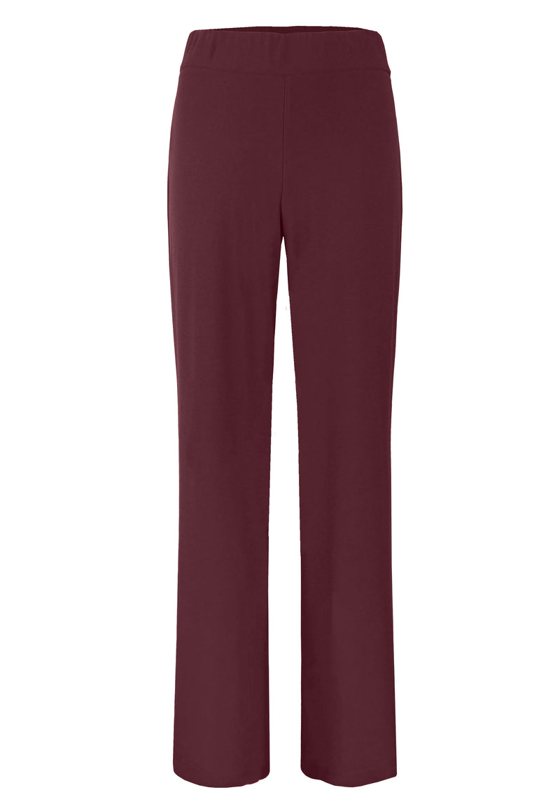 An image of the Bianca Parigi Trousers in Merlot.