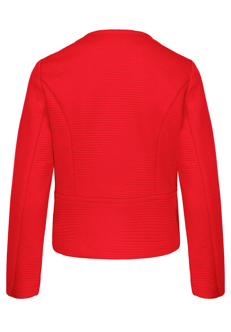 An image of the Bianca Talia Jacket in Red Pepper.