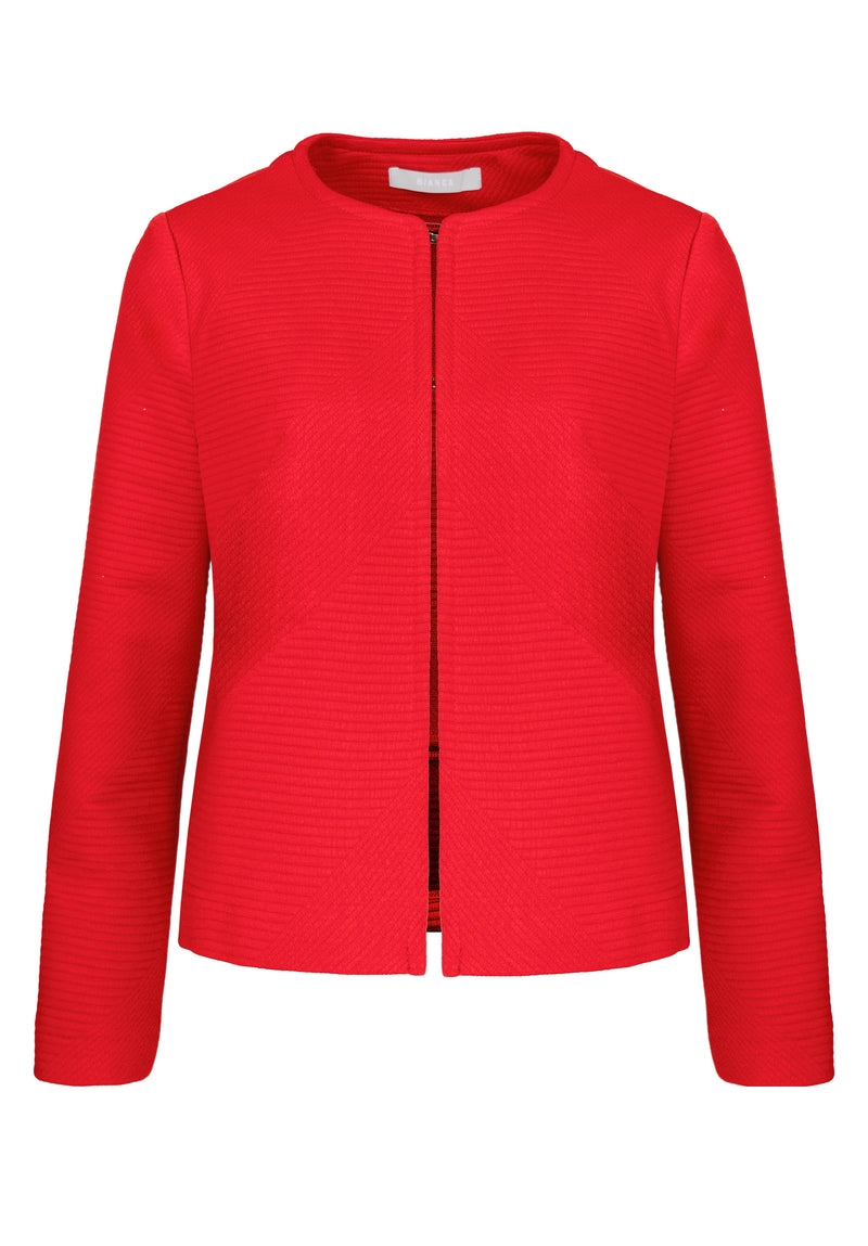 An image of the Bianca Talia Jacket in Red Pepper.