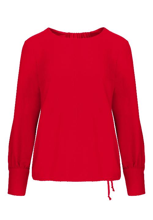 An image of the Bianca Alana Blouse in Red Pepper.