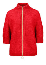 An image of the Bianca Octavis Knit Jacket in Fire.